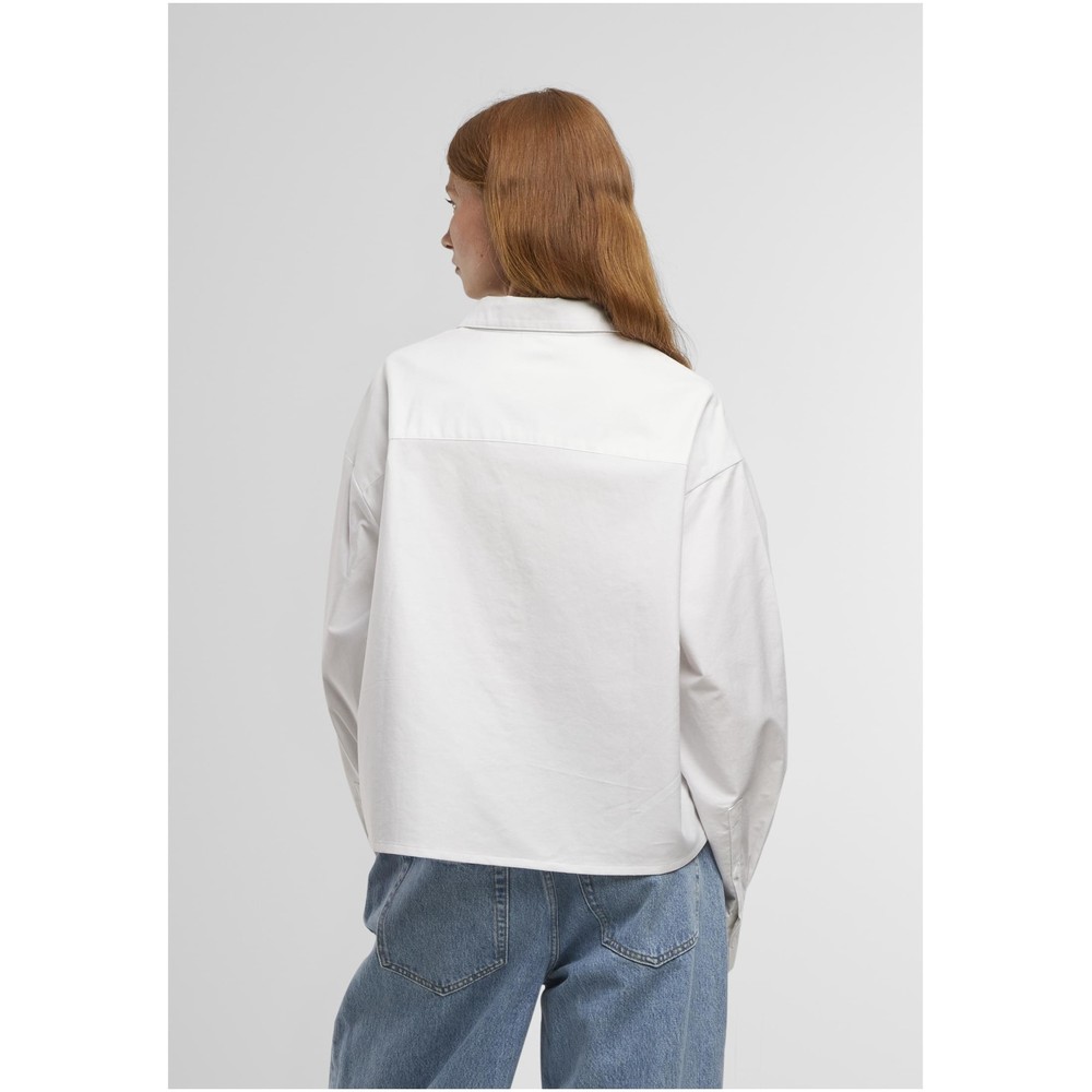 Urban Classics - Short Oxford Blouse - White
